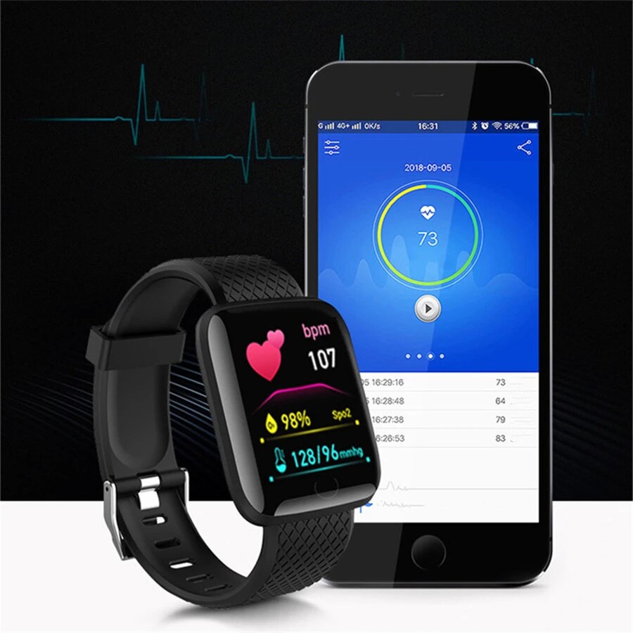 남녀공용 다기능 스마트 워치, 메시지 알림, 음악 제어 - Smartwatch Watches Price 리뷰 및 가격
