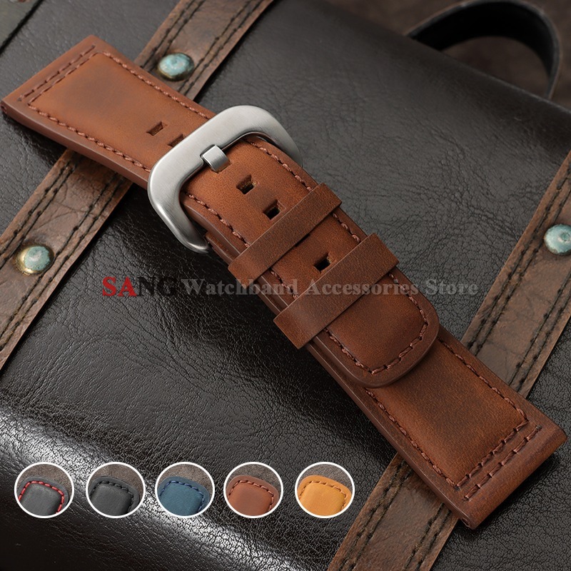 28mm 빈티지 가죽 시계줄 송아지 가죽 시계 팔찌 스 - Smartwatch Vintage Watches For Women 리뷰 및 가격