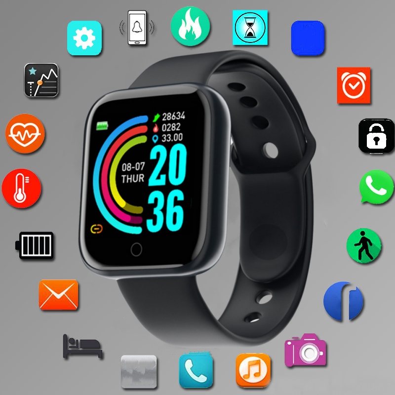 스마트 워치 남녀공용 스포츠 모드 음악 제어 칼로리 거 - Smartwatch Watches Price 리뷰 및 가격