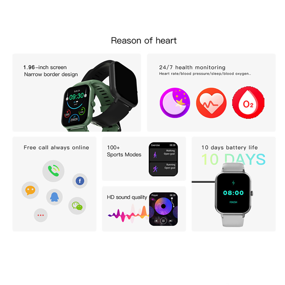 남녀공용 블루투스 통화 스마트 워치, 24 시간 건강  - Watches Ladies Smartwatch 리뷰 및 가격