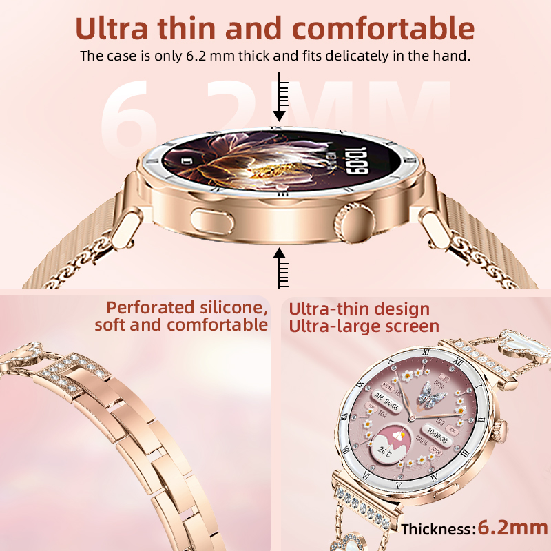 LIGE 새로운 여성용 스마트 시계 1.19인치 AMO - Watches Ladies Smartwatch 리뷰 및 가격