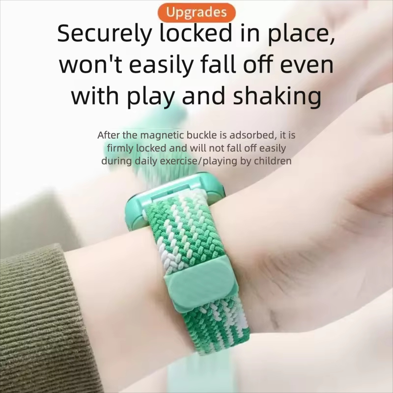 15/16/17mm 스마트 워치용 땋은 나일론 소재의  - Smartwatch Watches For Kids 리뷰 및 가격