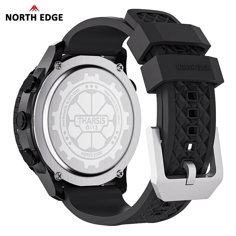 노스 엣지 타르시스 남성용 탄소 섬유 디지털 시계, 5 - Altimeter Compass Watch 리뷰 및 가격